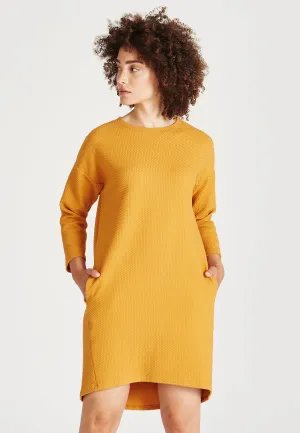 Organic Cotton Dress HELEN - Pecan (Waffle) Givn Berlin