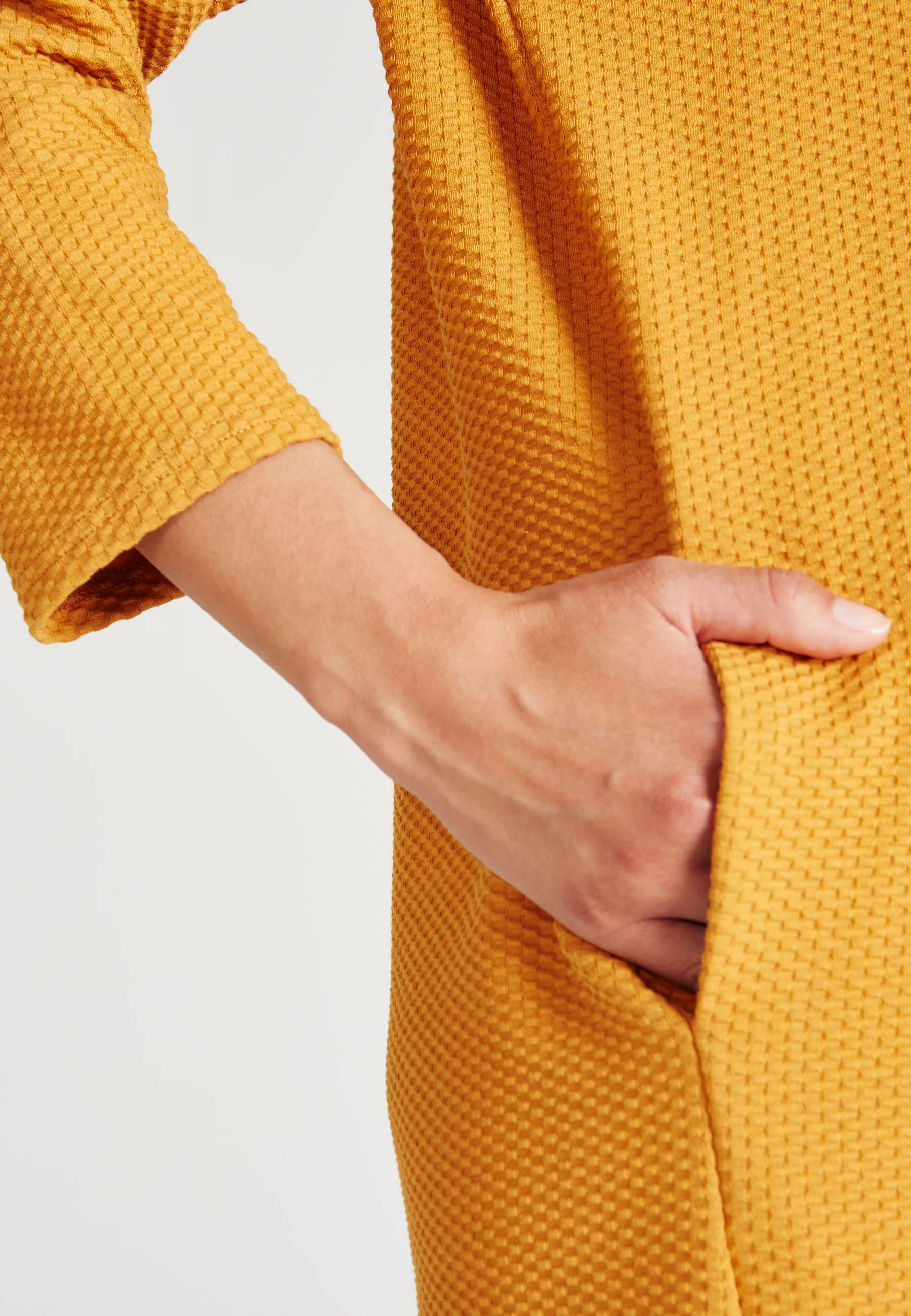 Organic Cotton Dress HELEN - Pecan (Waffle) Givn Berlin