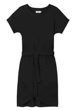 Organic Cotton Jersey Dress YLVA - Black Givn Berlin