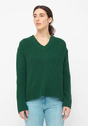 Organic Cotton Knit Sweater ELSA - Cedar Green Givn Berlin
