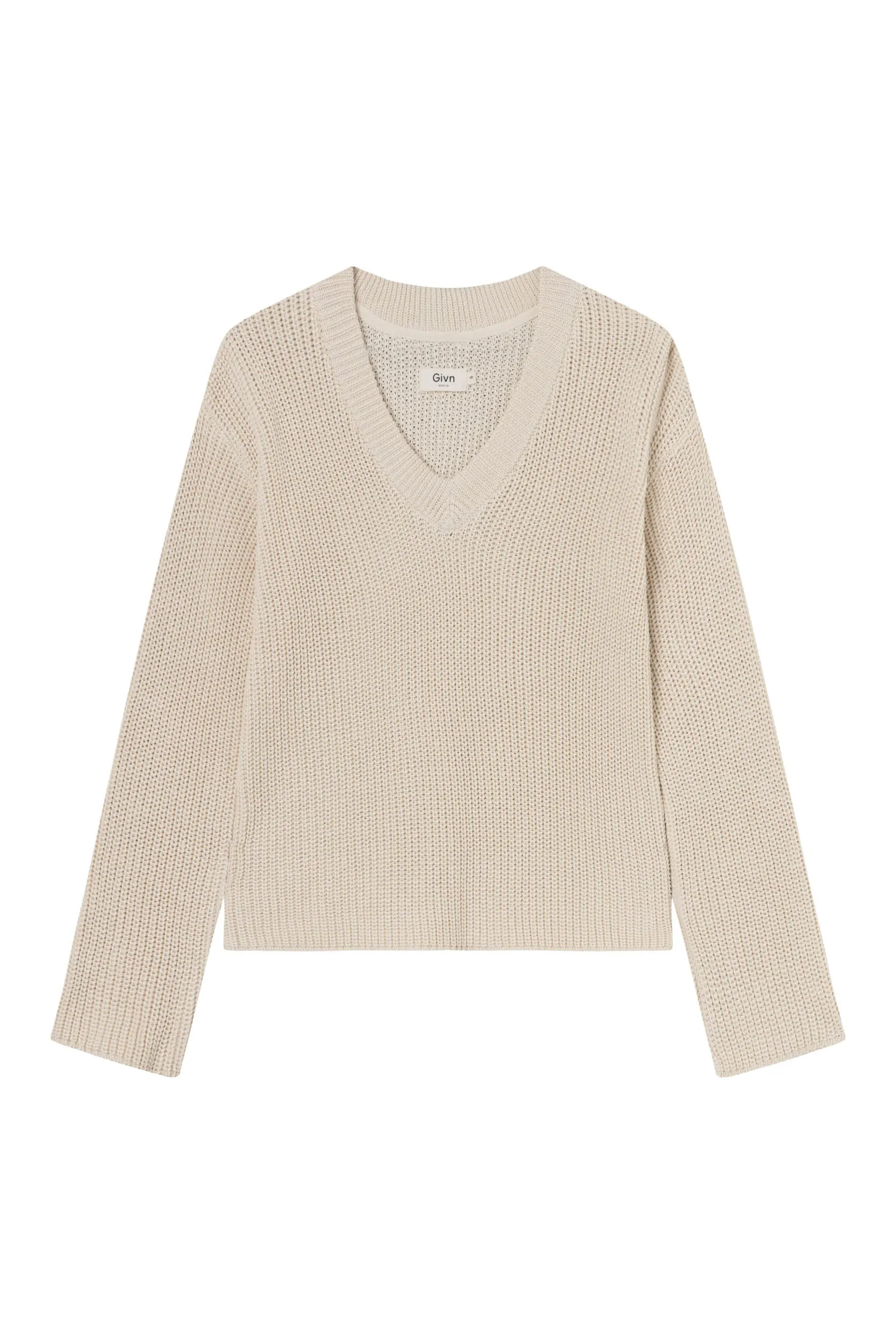 Organic Cotton Knit Sweater ELSA - Off White Givn Berlin