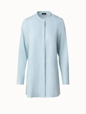 Oversized Linen Tunic Blouse Akris