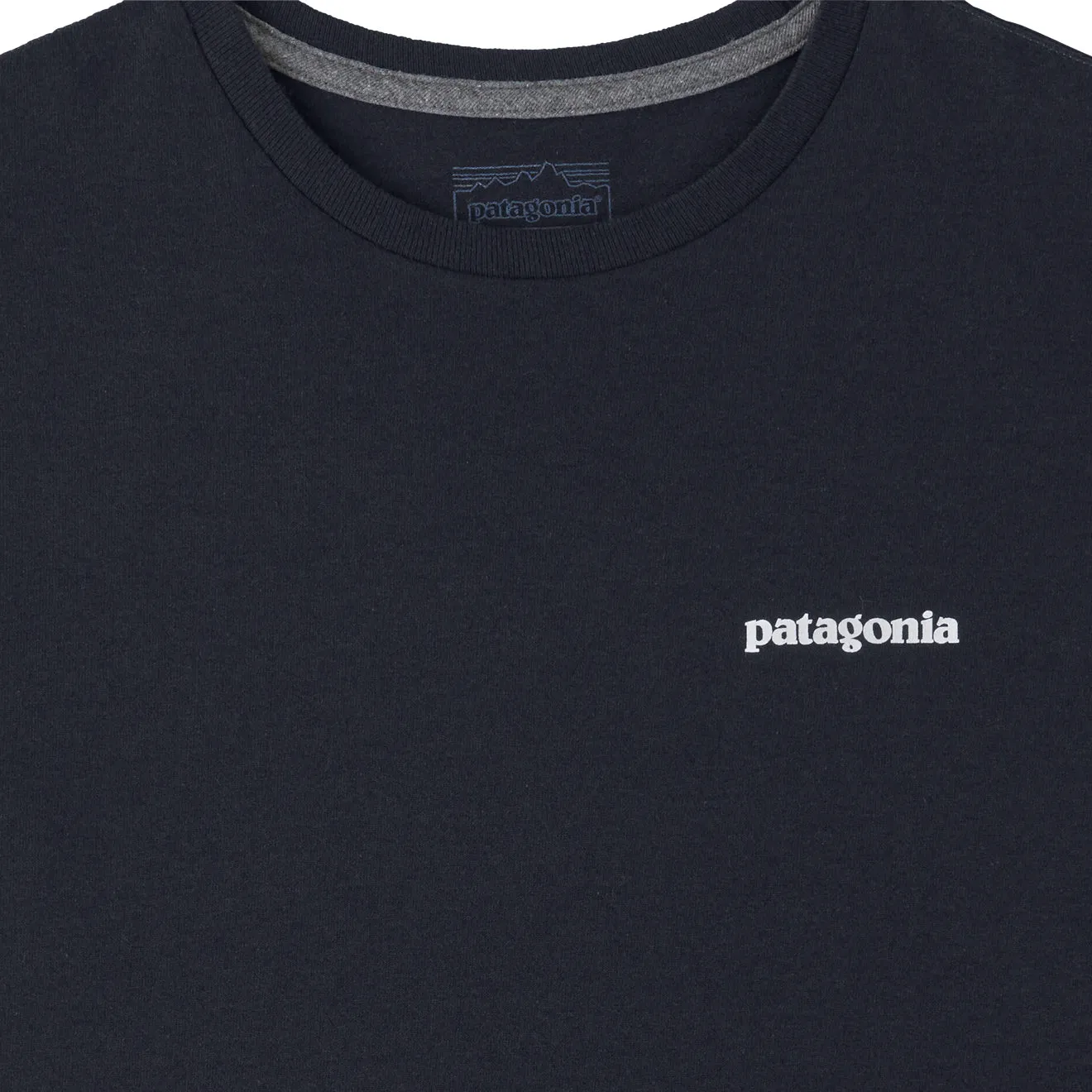 Patagonia L/S P-6 Logo Responsibili-Tee New Navy