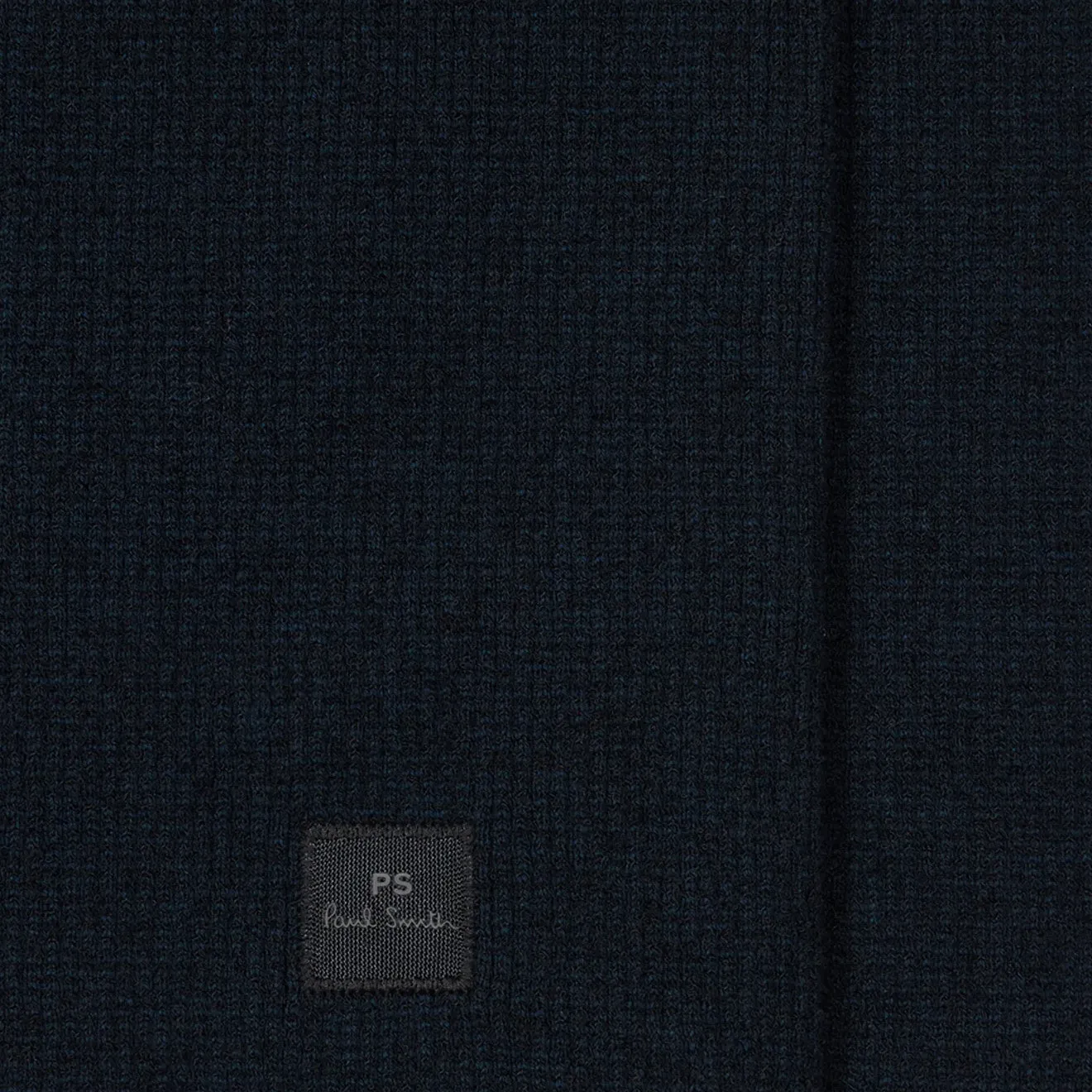 Paul Smith Navy Cotton-Blend Textured Zip Cardigan Navy