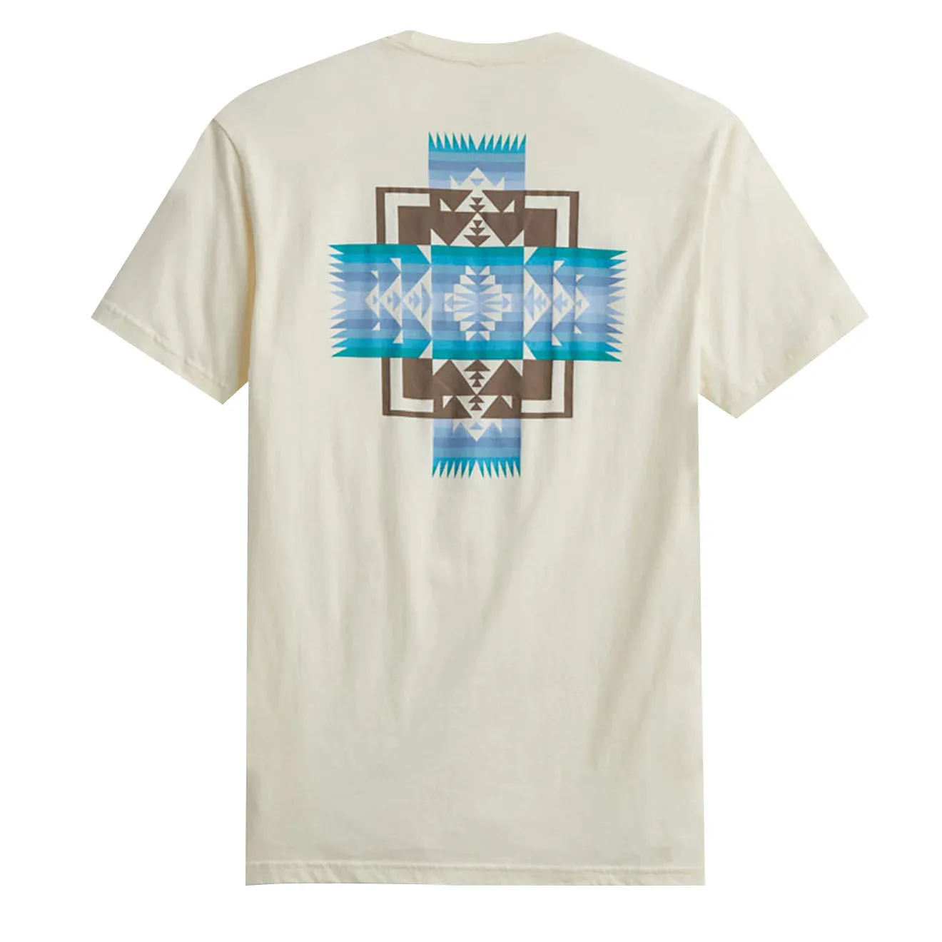 Pendleton Chief Joesph Graphic Tee Natural / Light Blue
