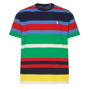 Polo Ralph Lauren Classic Fit Striped Jersey T-Shirt Newport Navy Multi