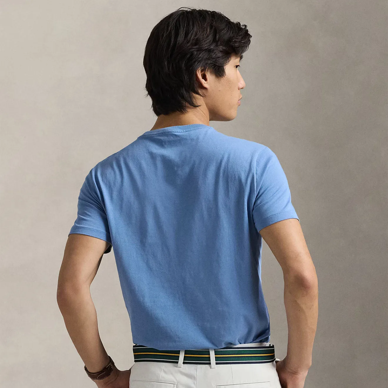 Polo Ralph Lauren Custom Slim Crewneck T-Shirt Campus Blue