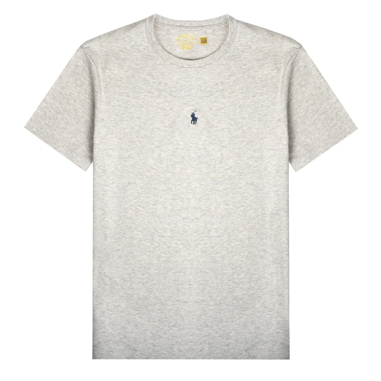 Polo Ralph Lauren Custom Slim Fit Centre Logo T-Shirt Grey Heather