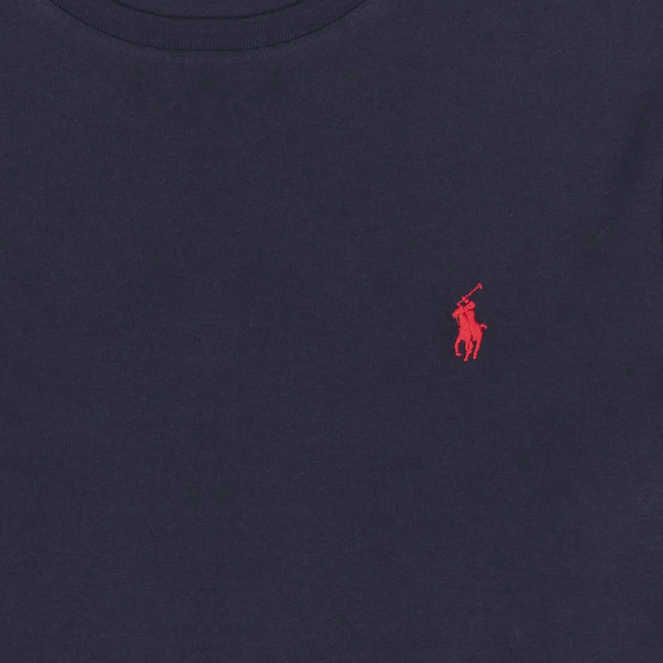 Polo Ralph Lauren Custom Slim Fit Cotton LS T-Shirt Ink Navy