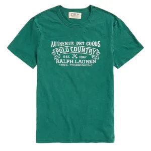 Polo Ralph Lauren Custom Slim Fit Graphic T-Shirt College Green