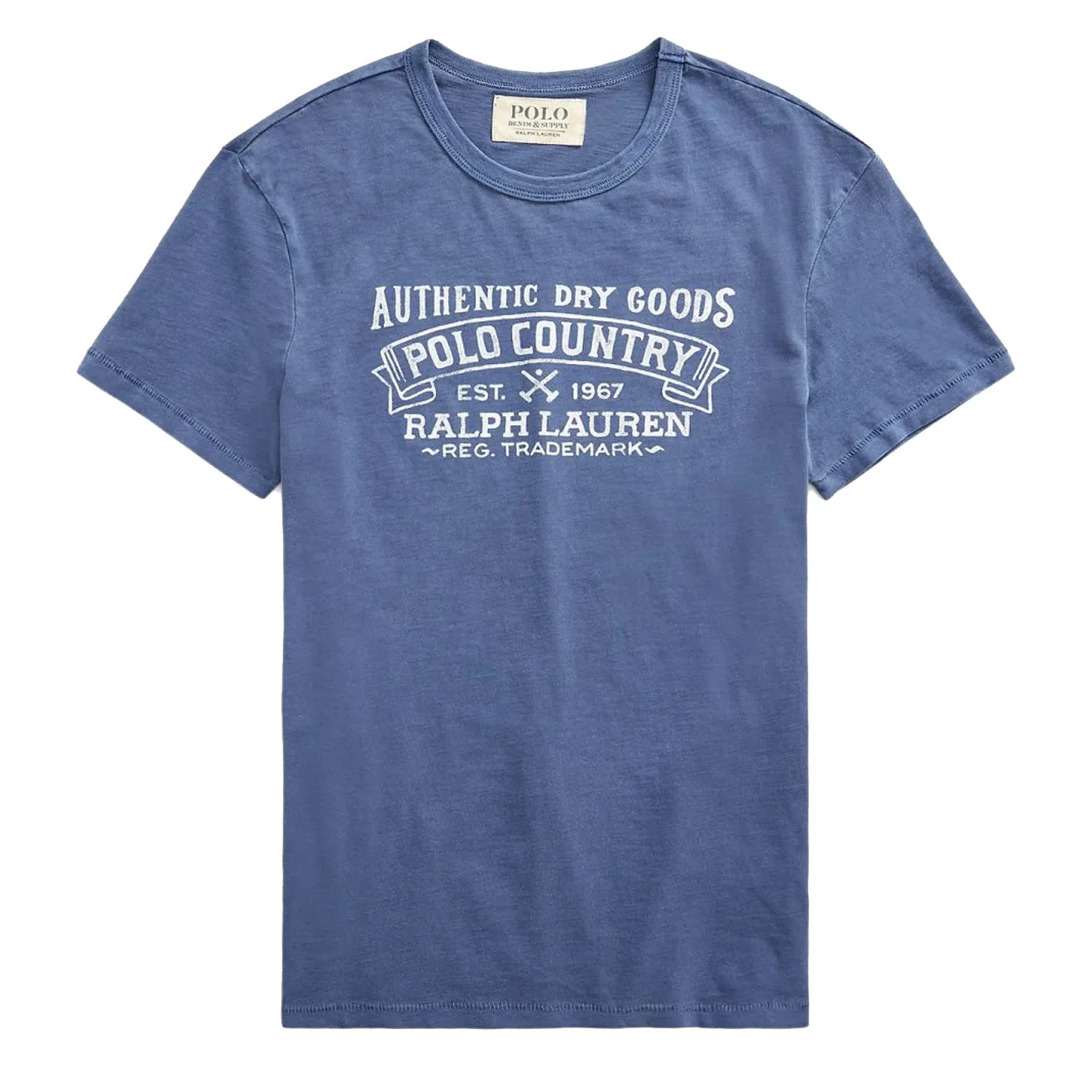 Polo Ralph Lauren Custom Slim Fit Graphic T-Shirt Light Navy