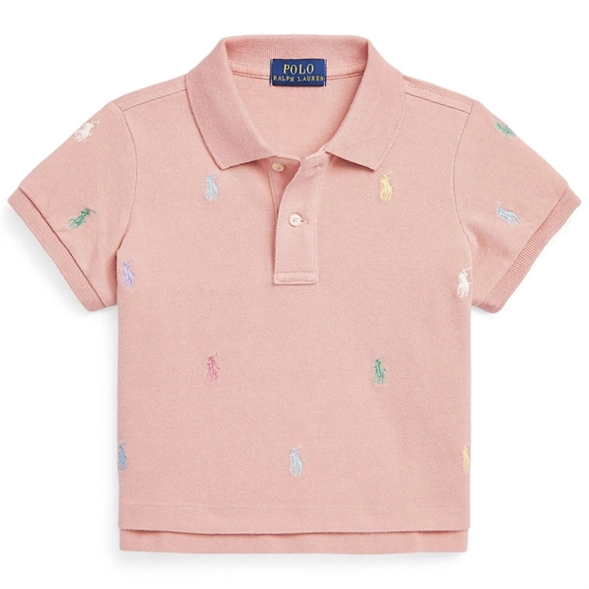 Polo Ralph Lauren Girl Short Sleeved Crop Polo Adirondack Rose