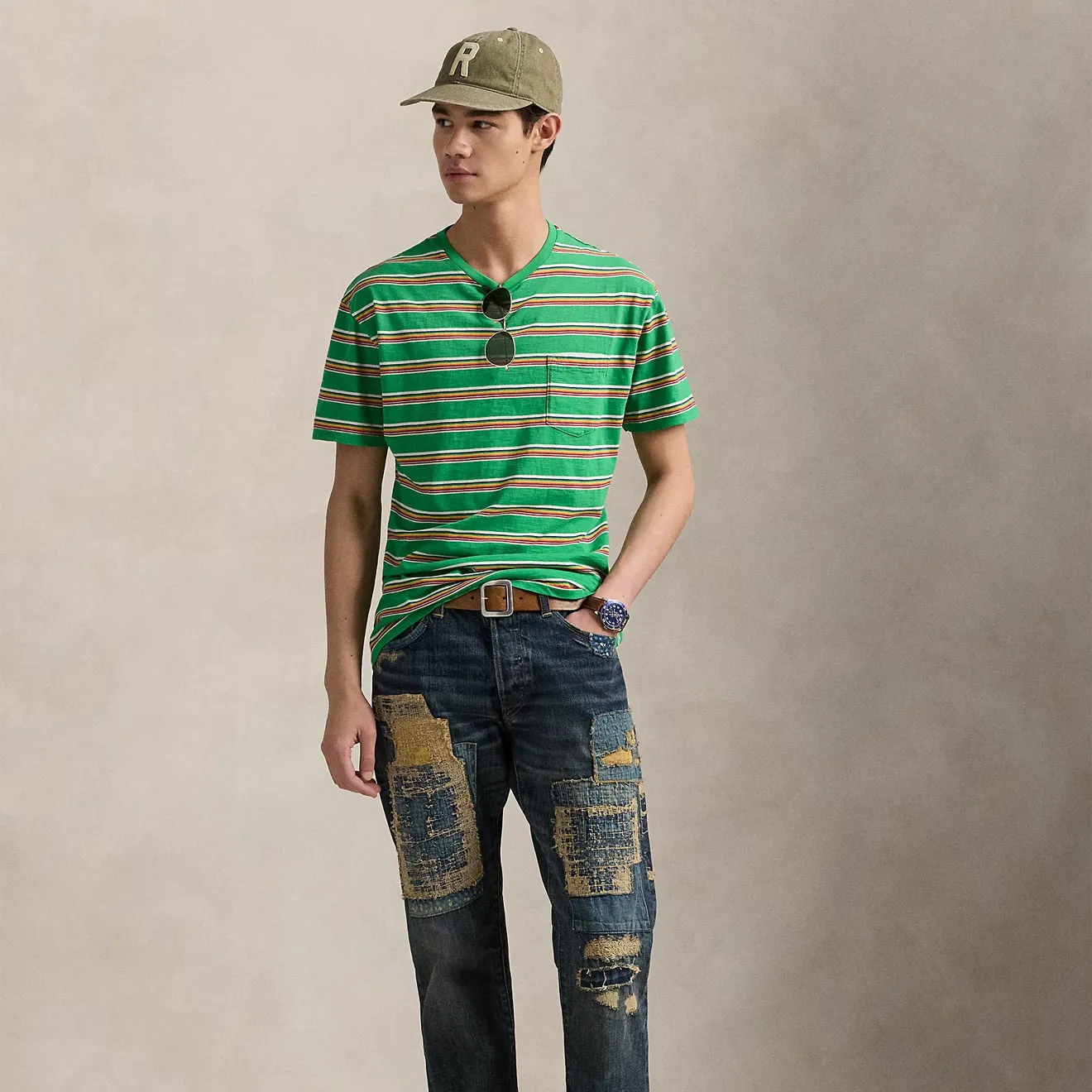 Polo Ralph Lauren Short Sleeve T Shirt Classic Stem Multi