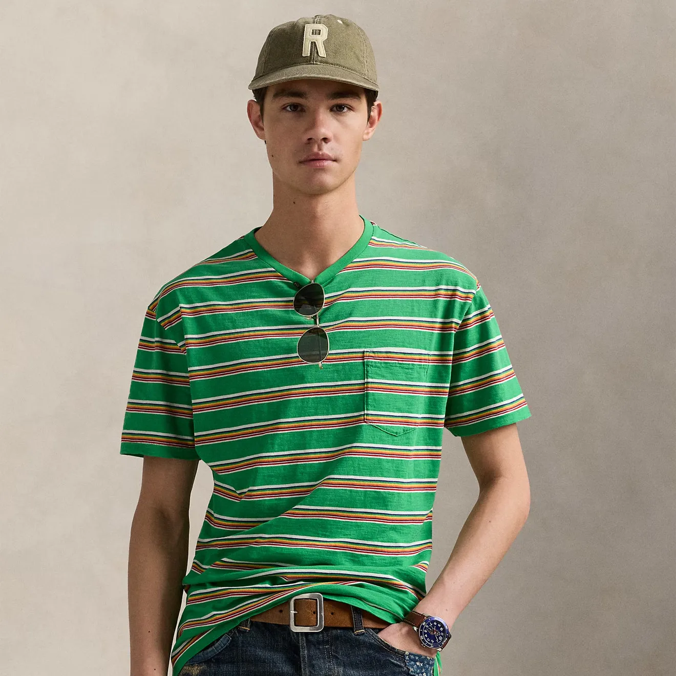 Polo Ralph Lauren Short Sleeve T Shirt Classic Stem Multi