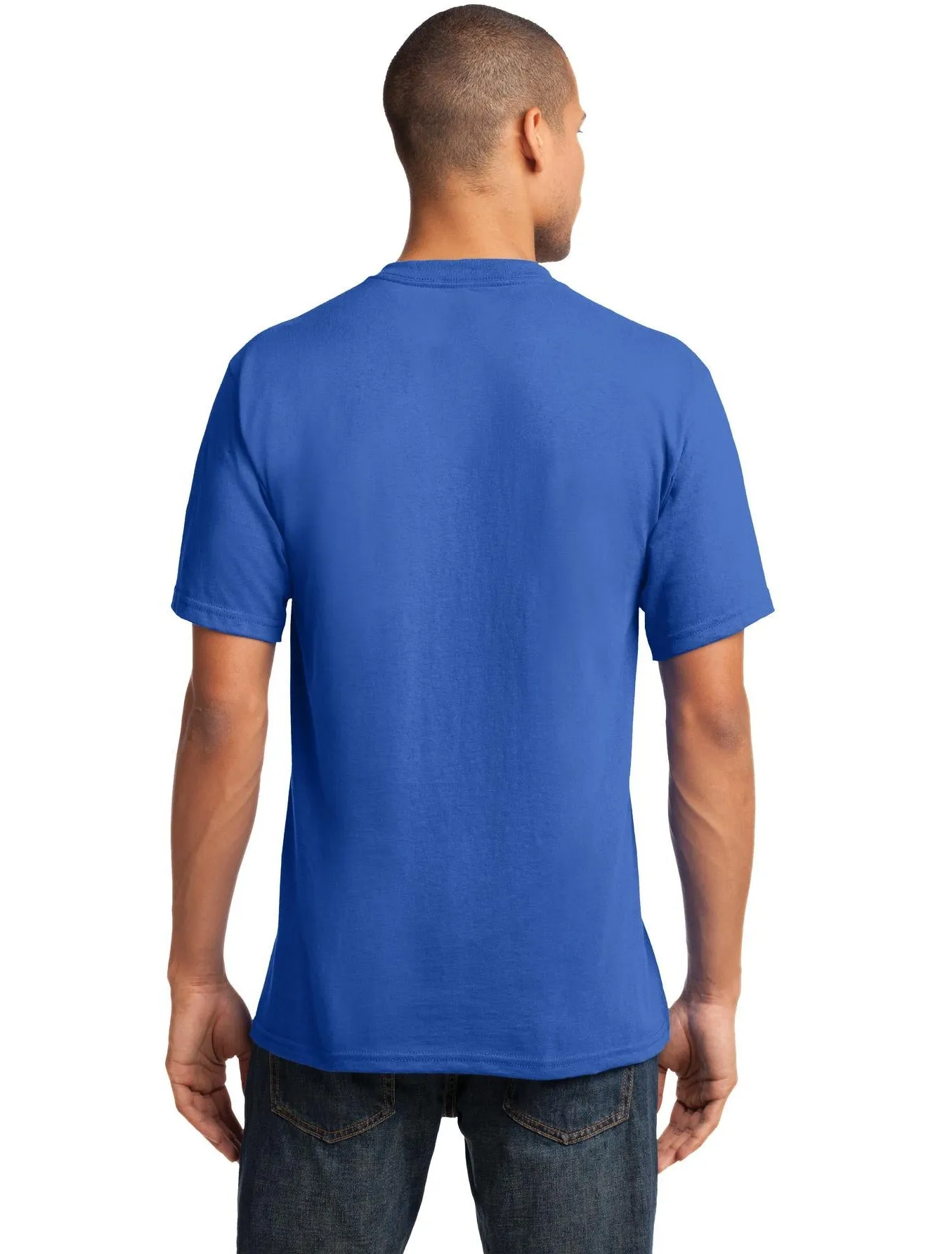 Port & Company Core Cotton V-Neck Tee