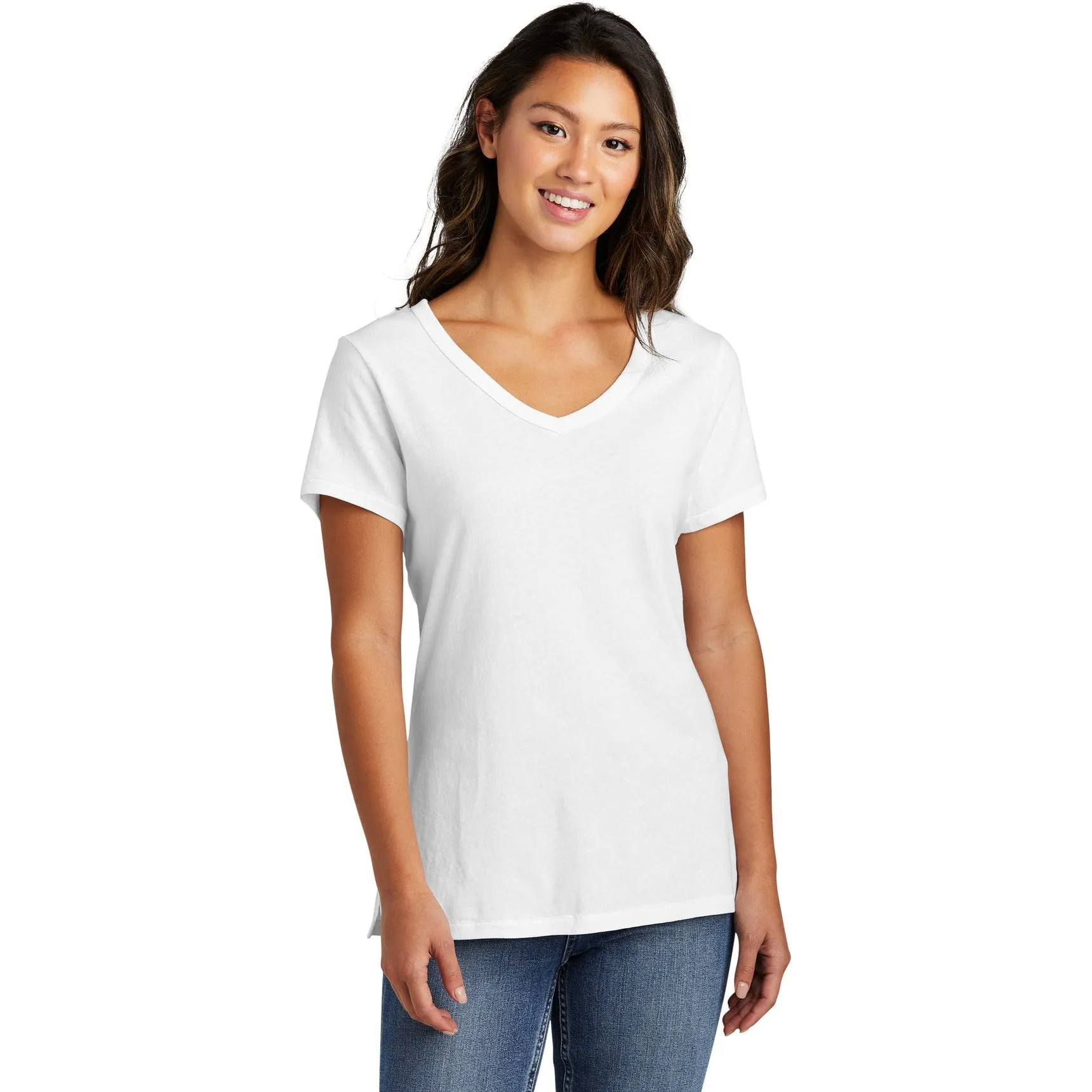 Port & Company Ladies Beach Wash Garment-Dyed V-Neck Tee