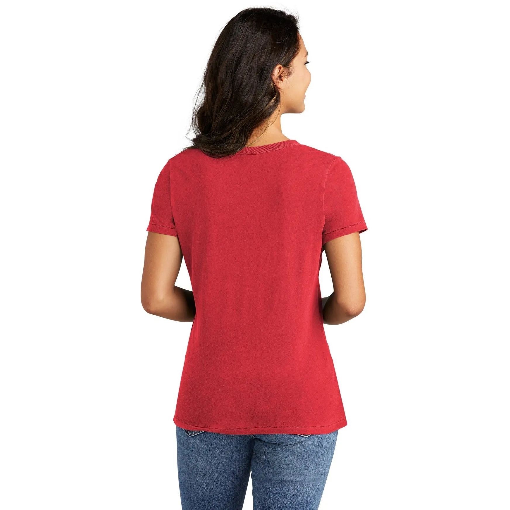 Port & Company Ladies Beach Wash Garment-Dyed V-Neck Tee