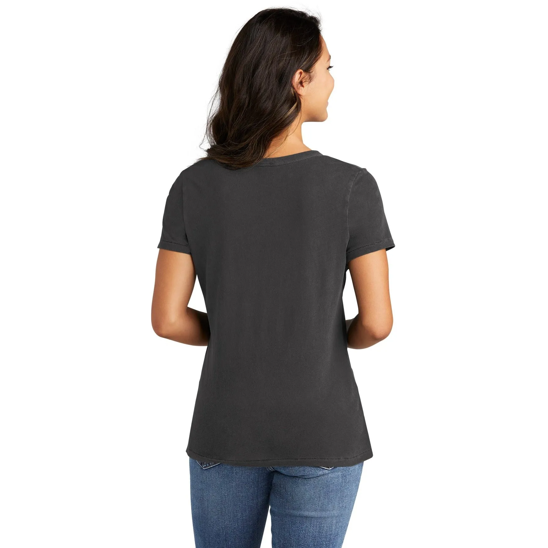 Port & Company Ladies Beach Wash Garment-Dyed V-Neck Tee