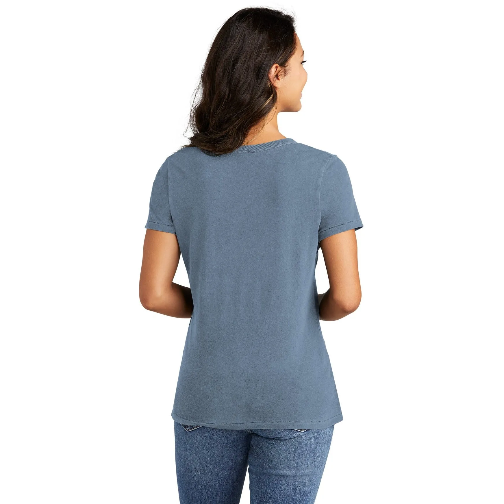 Port & Company Ladies Beach Wash Garment-Dyed V-Neck Tee