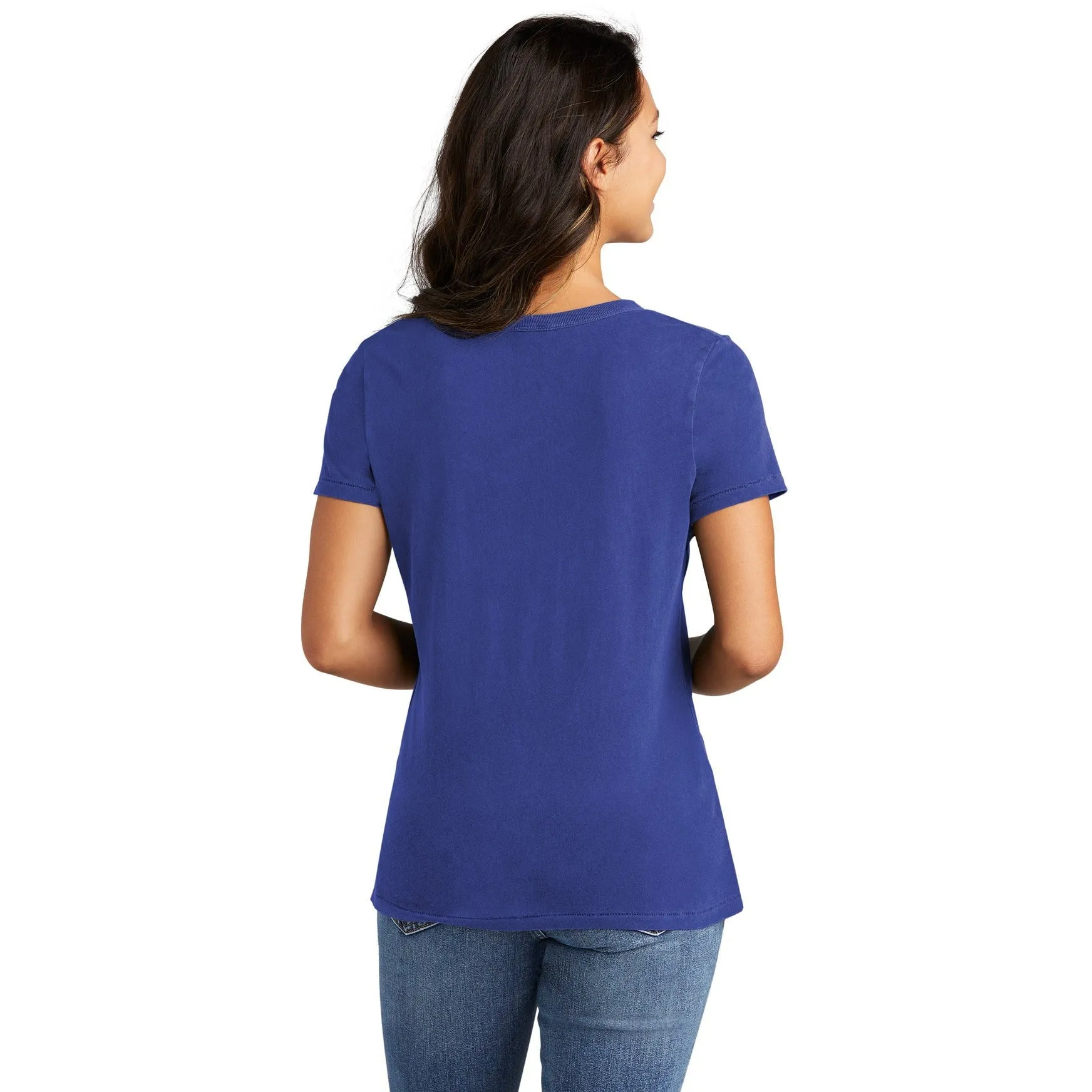 Port & Company Ladies Beach Wash Garment-Dyed V-Neck Tee