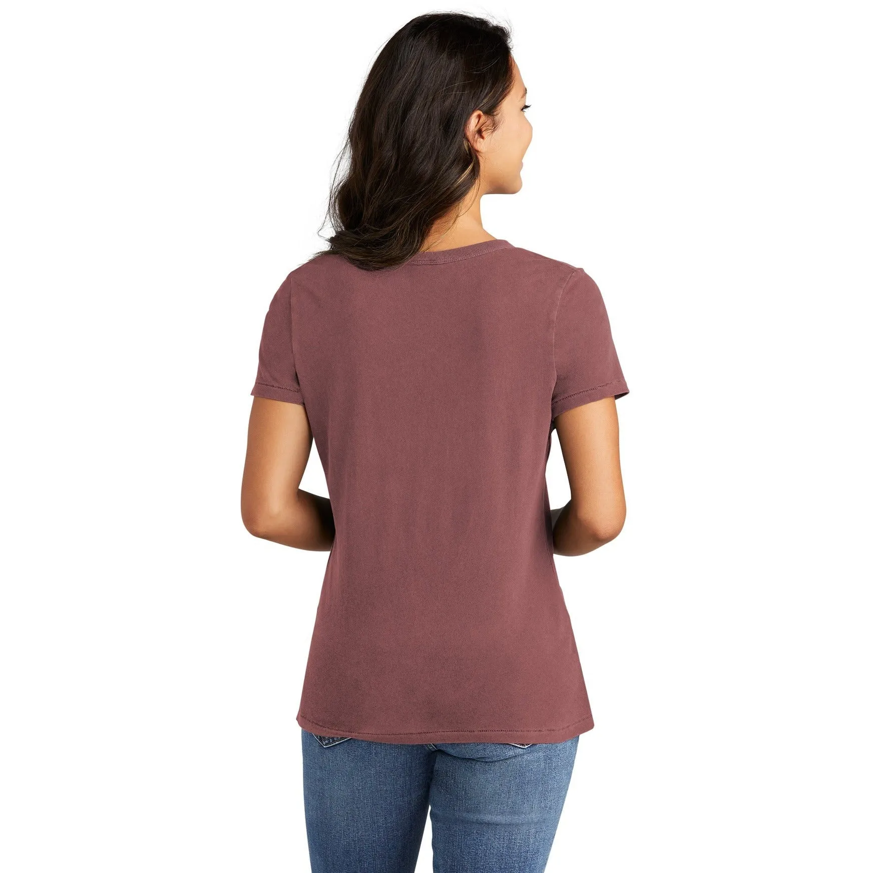 Port & Company Ladies Beach Wash Garment-Dyed V-Neck Tee