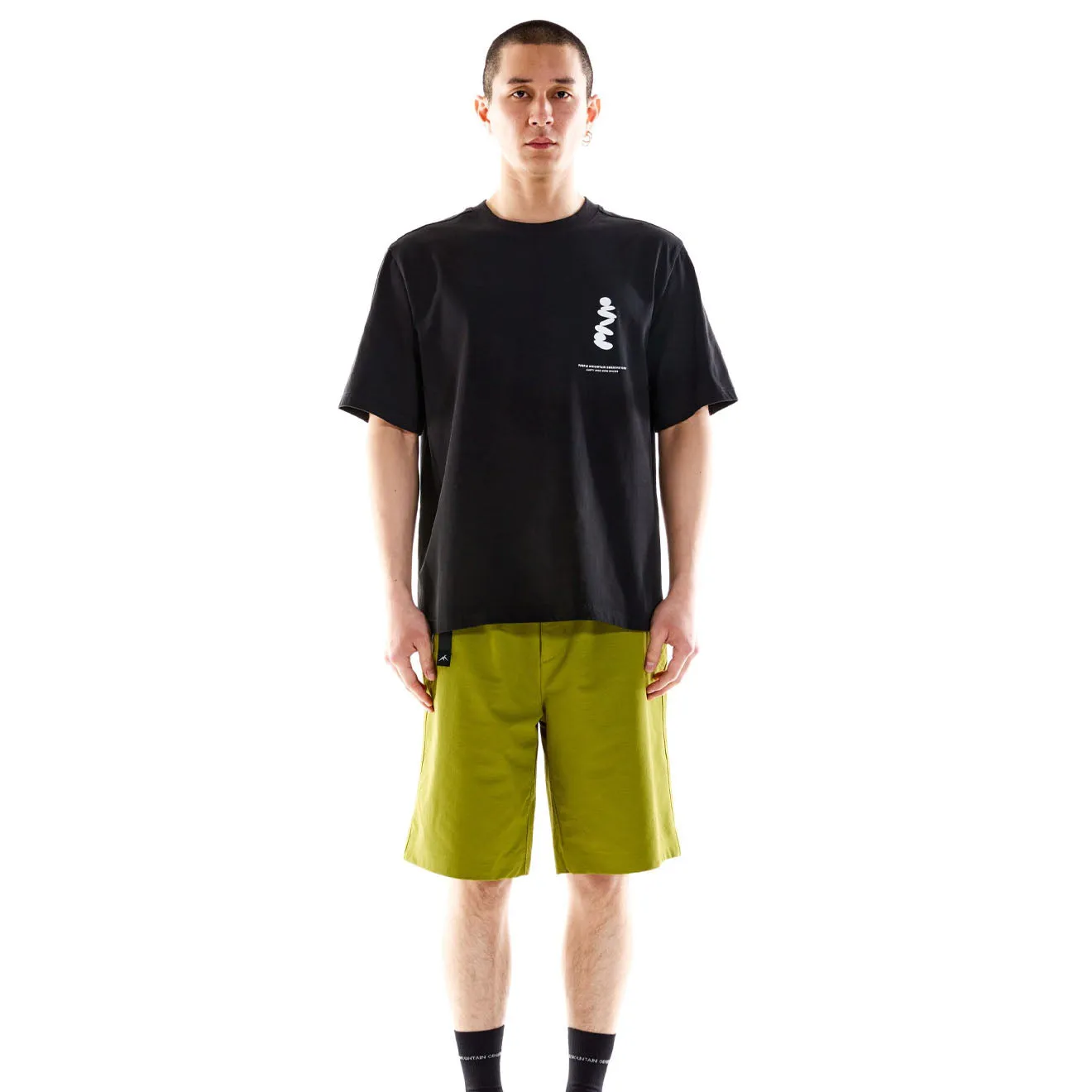 Purple Mountain Observatory Boulders S/S Tee Black