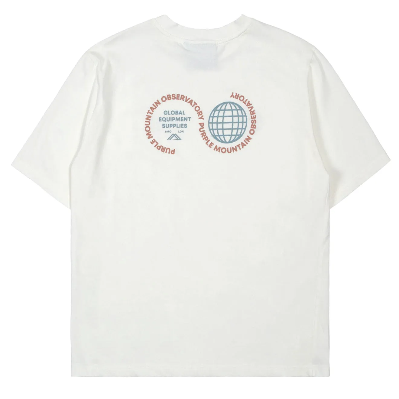 Purple Mountain Observatory Globe Tee White