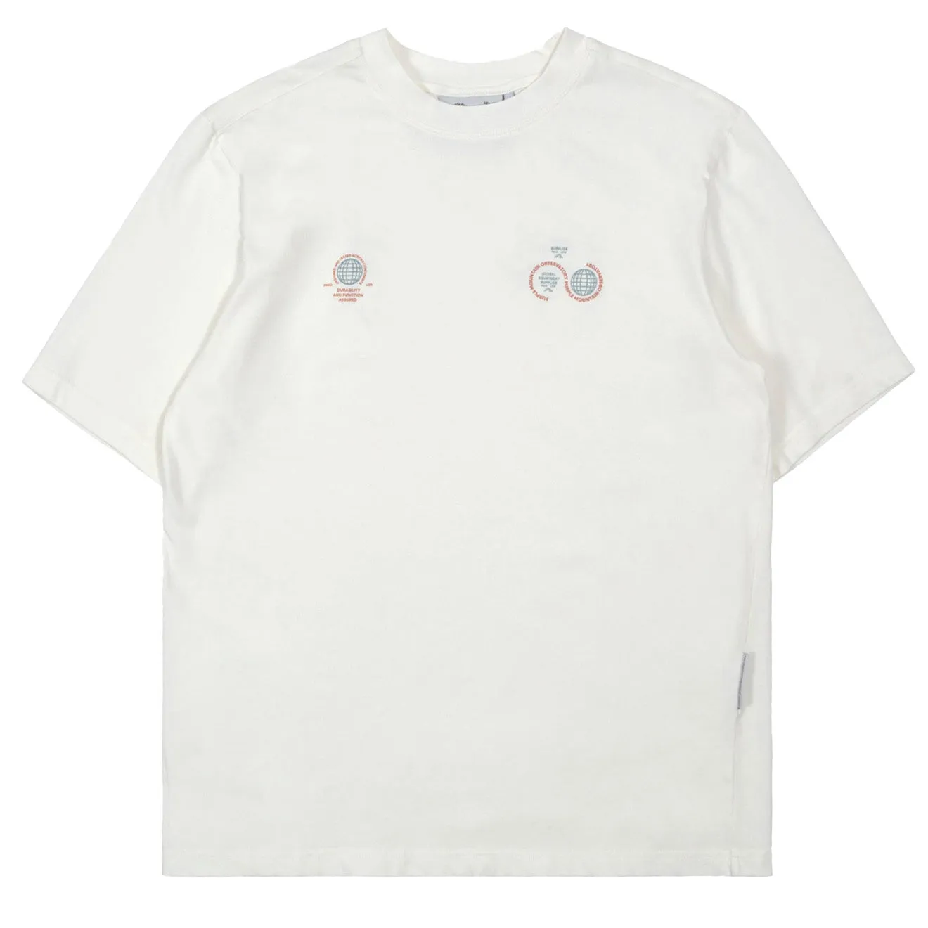 Purple Mountain Observatory Globe Tee White