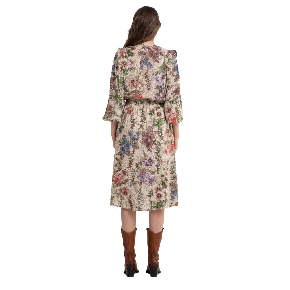 Replay Women's Viscose Floral Printed  Dress