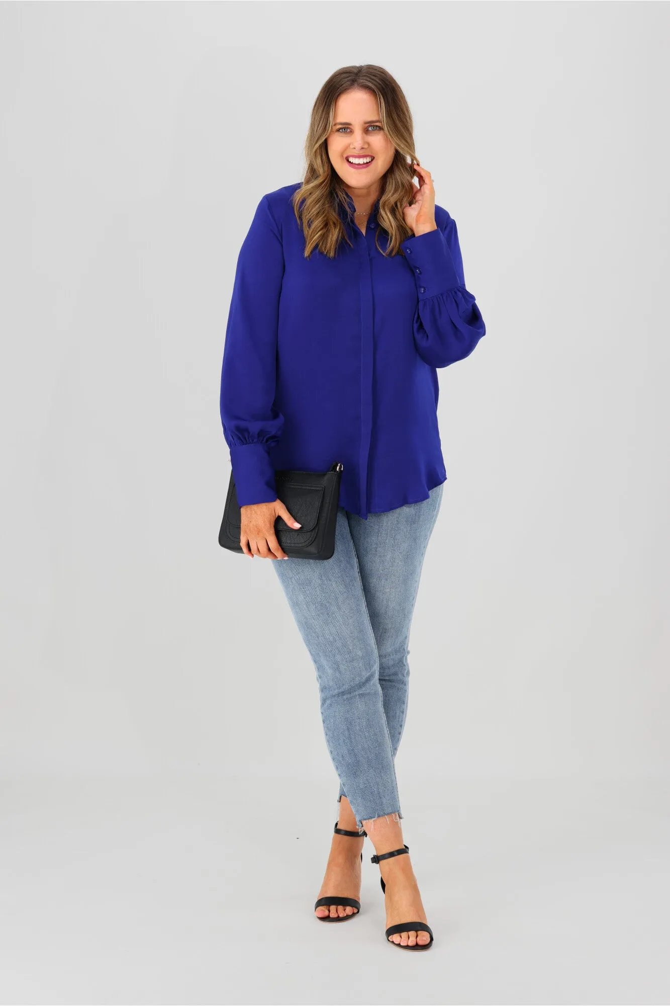 Roseason Farah Blouse Blue