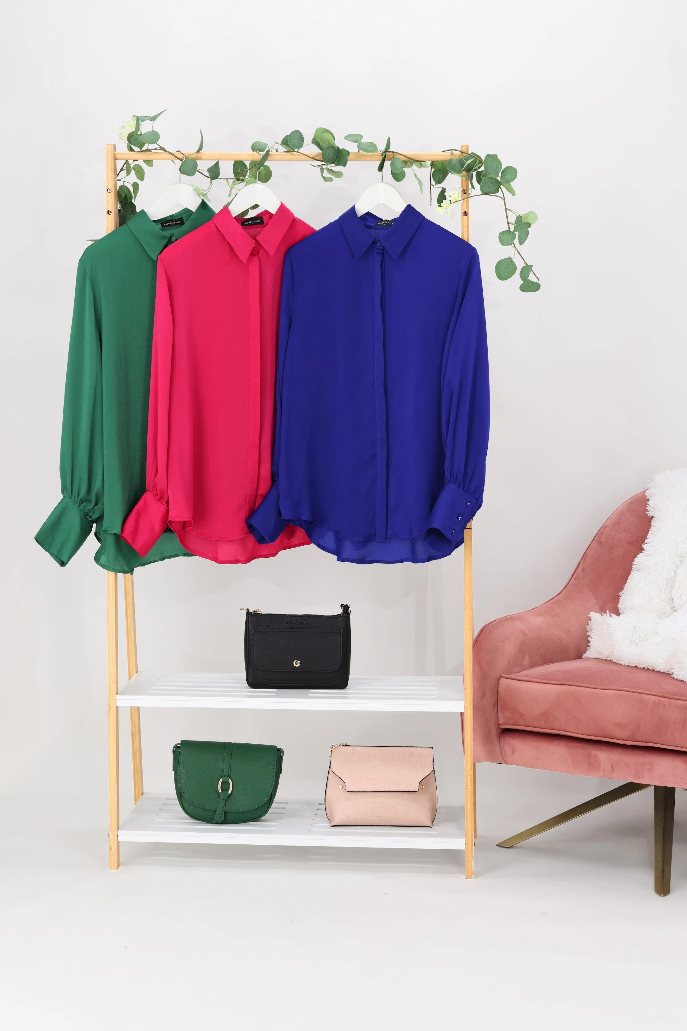 Roseason Farah Blouse Blue