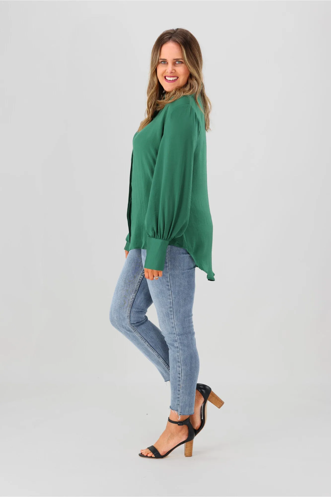 Roseason Farah Blouse Green