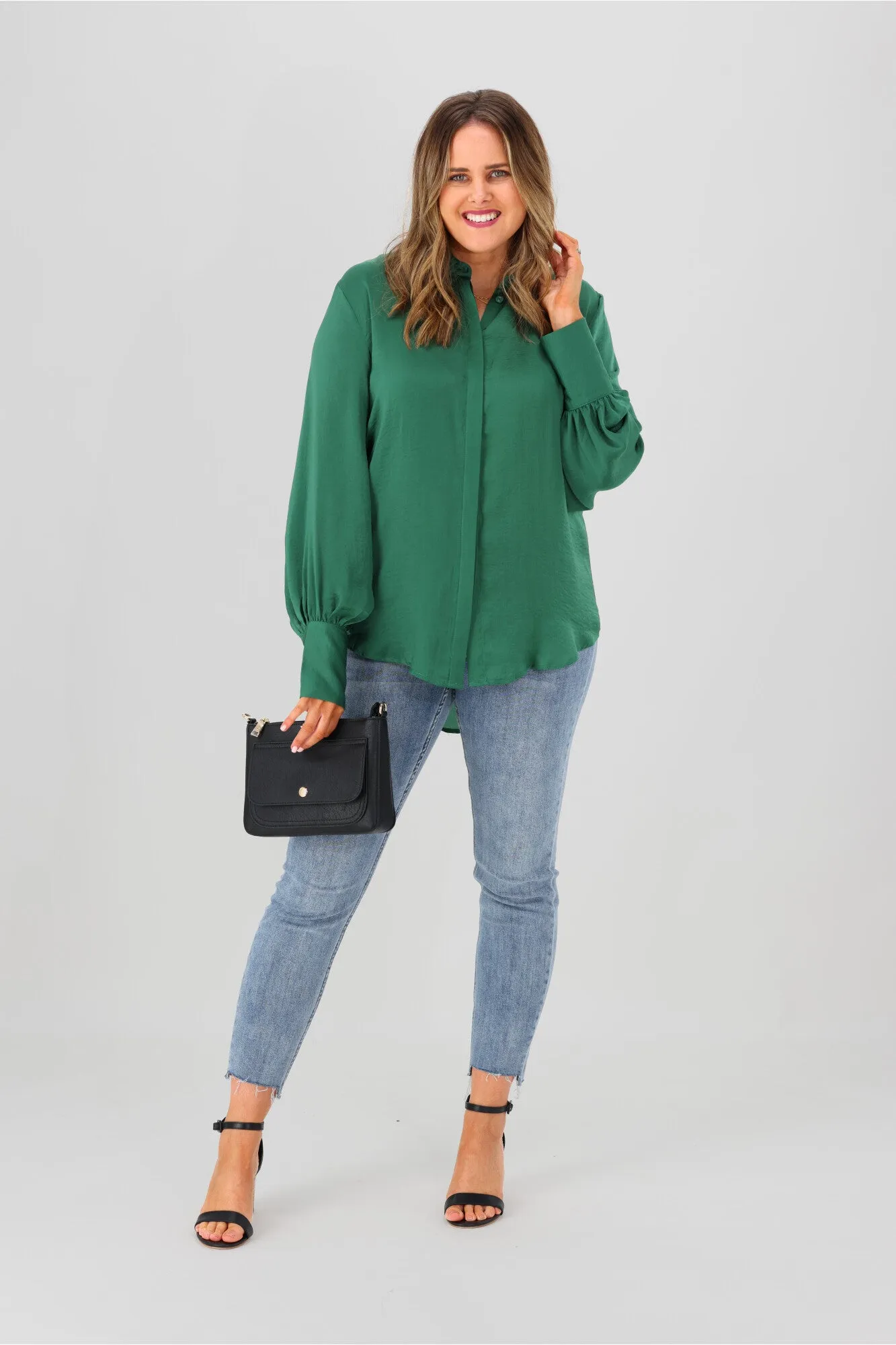 Roseason Farah Blouse Green