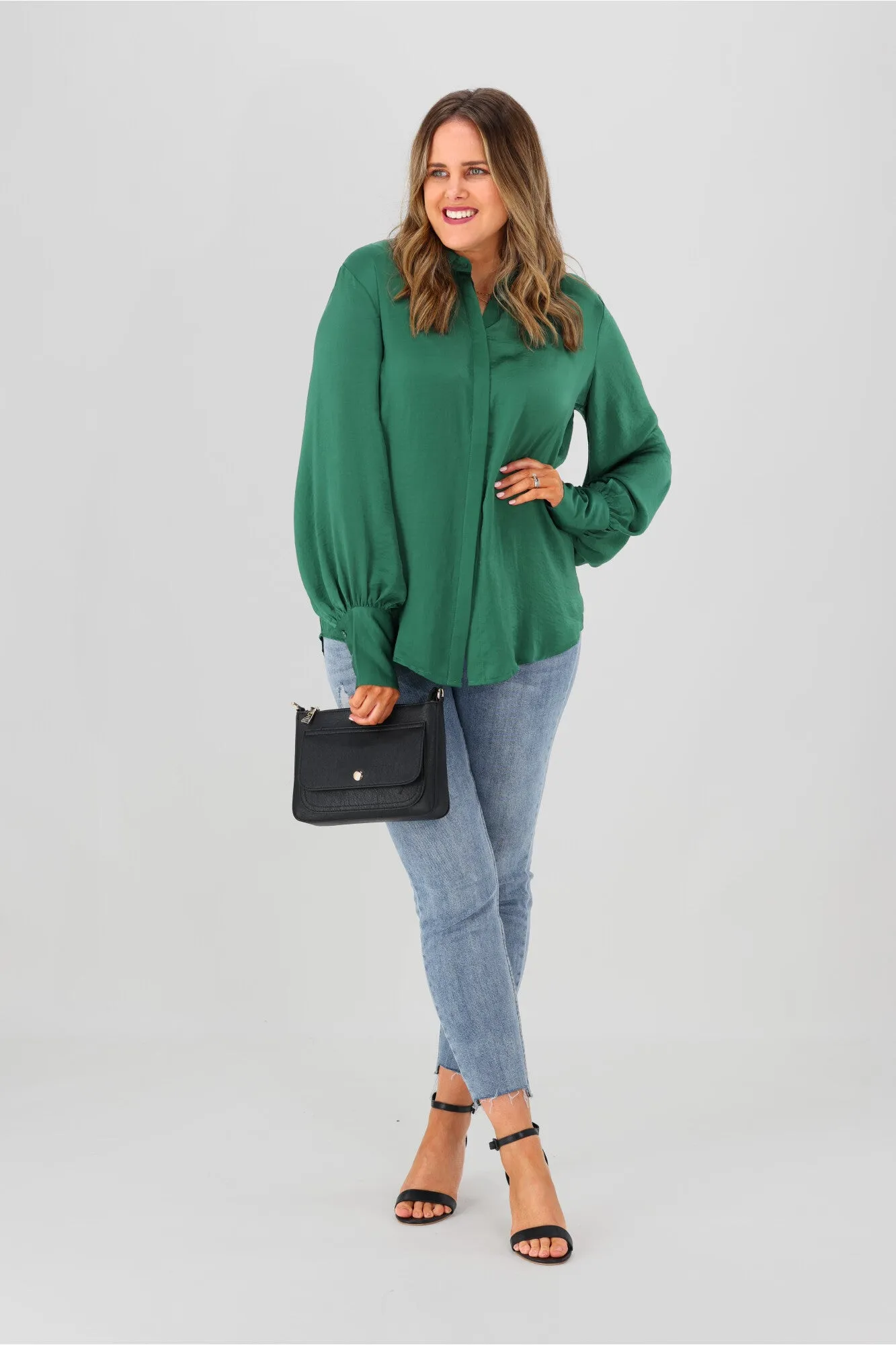 Roseason Farah Blouse Green