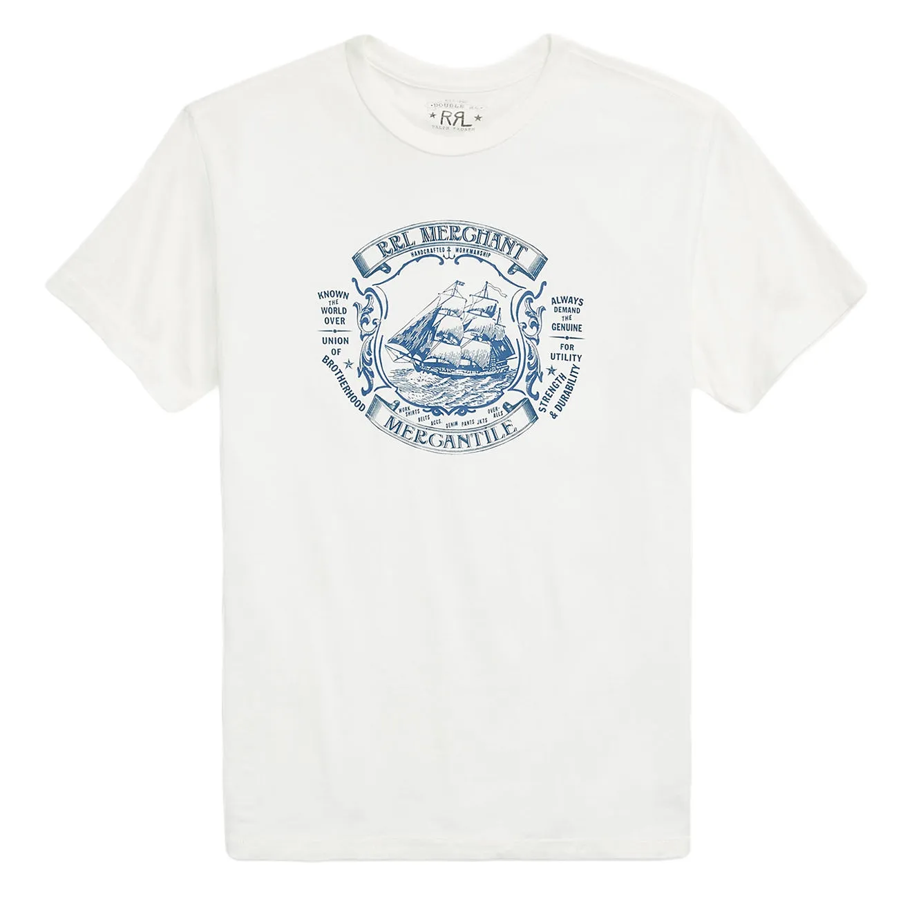 RRL by Ralph Lauren Jersey Graphic T-Shirt Warm White