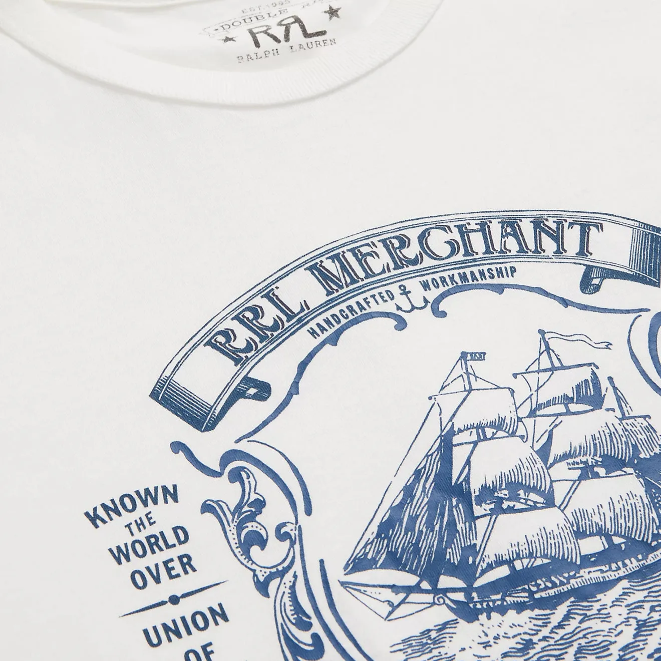 RRL by Ralph Lauren Jersey Graphic T-Shirt Warm White