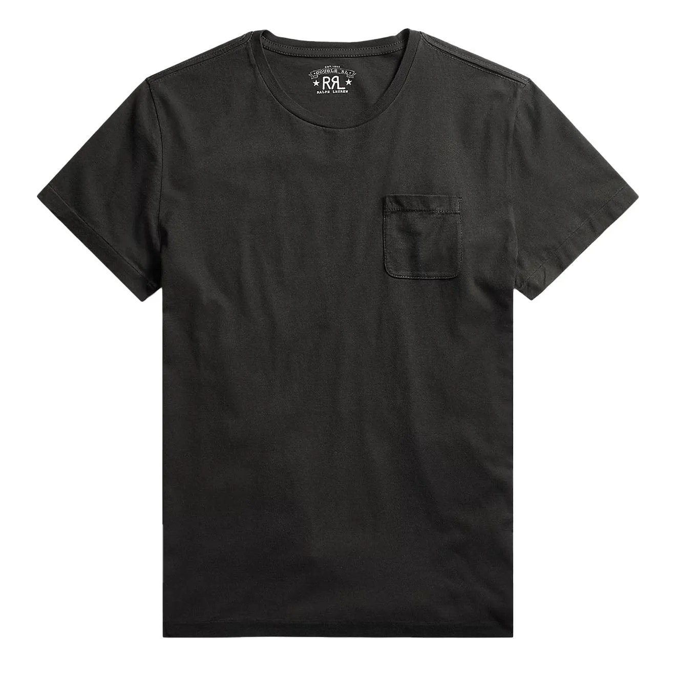 RRL By Ralph Lauren Jersey Pocket T-Shirt Faded Black Canvas