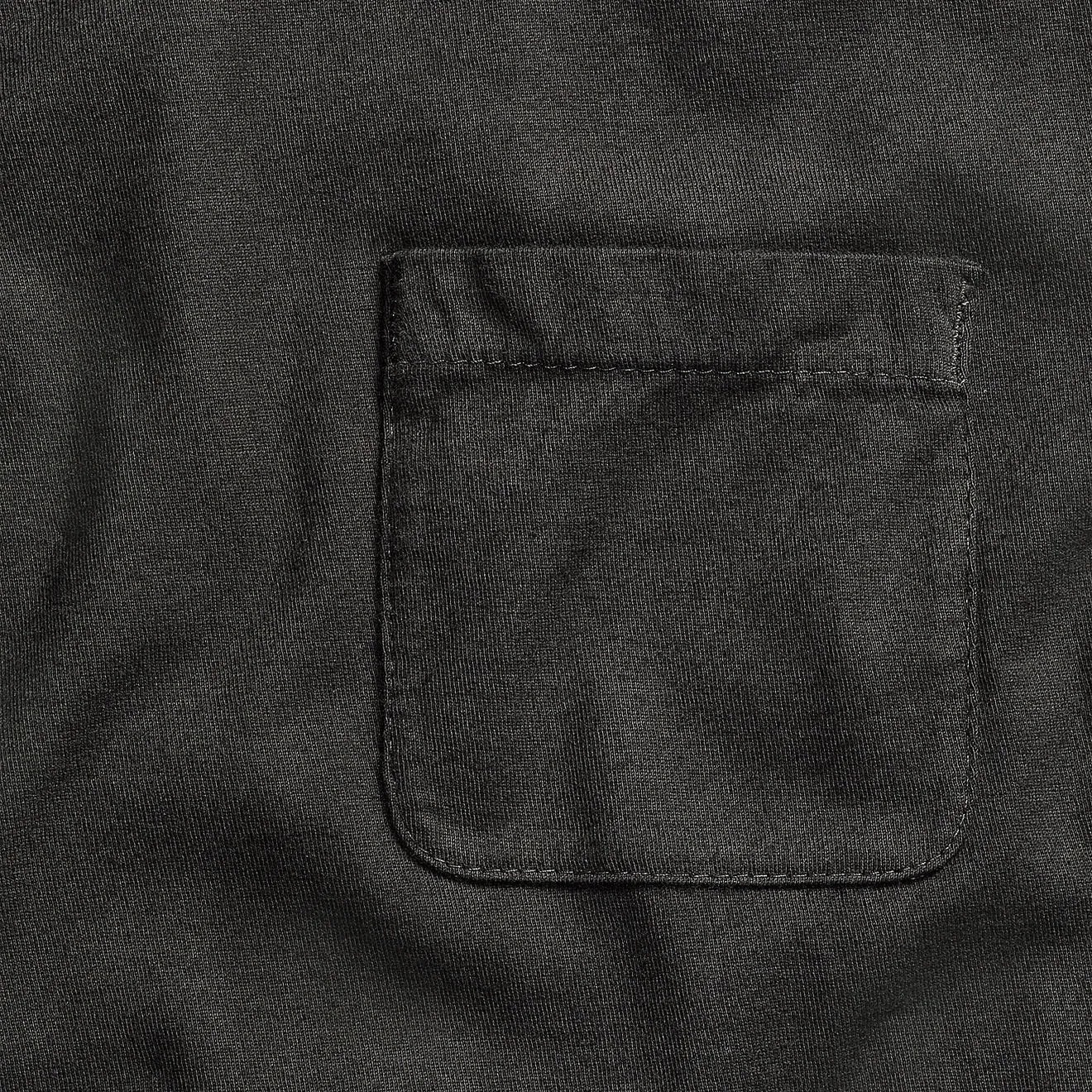 RRL By Ralph Lauren Jersey Pocket T-Shirt Faded Black Canvas