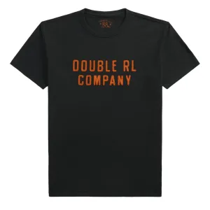 RRL By Ralph Lauren Logo Cotton-Hemp Jersey T-Shirt Faded Black Canvas