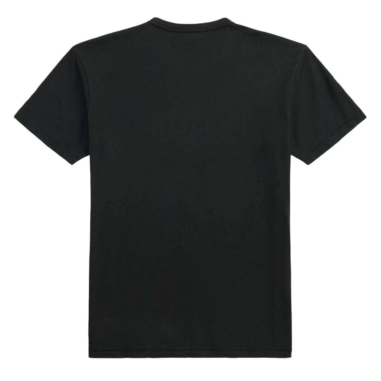 RRL By Ralph Lauren Logo Cotton-Hemp Jersey T-Shirt Faded Black Canvas