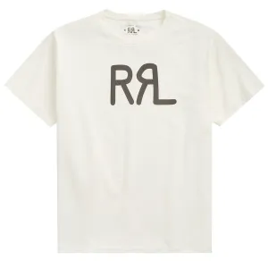 RRL by Ralph Lauren Logo Jersey T-Shirt Paper White