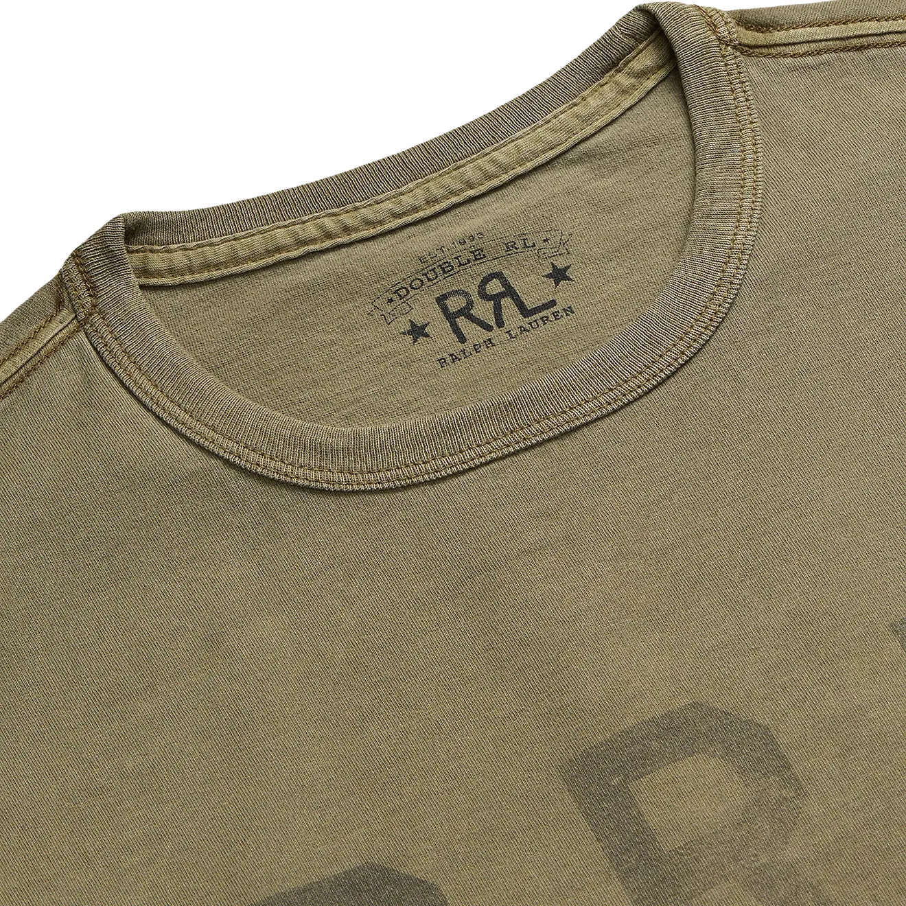 RRL By Ralph Lauren S/S Graphic T Shirt New Olive