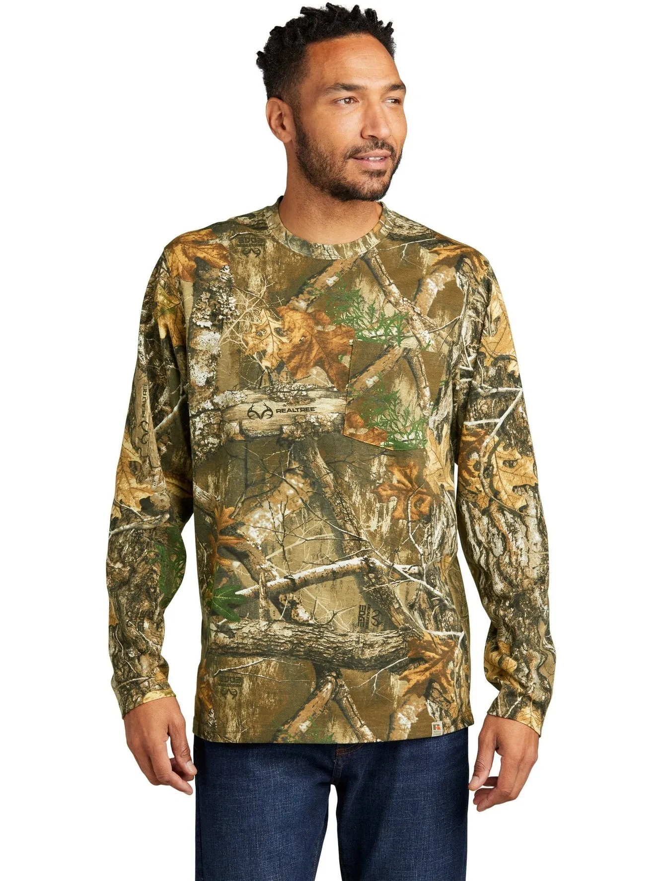 Russell Outdoors Realtree Long Sleeve Pocket Tee