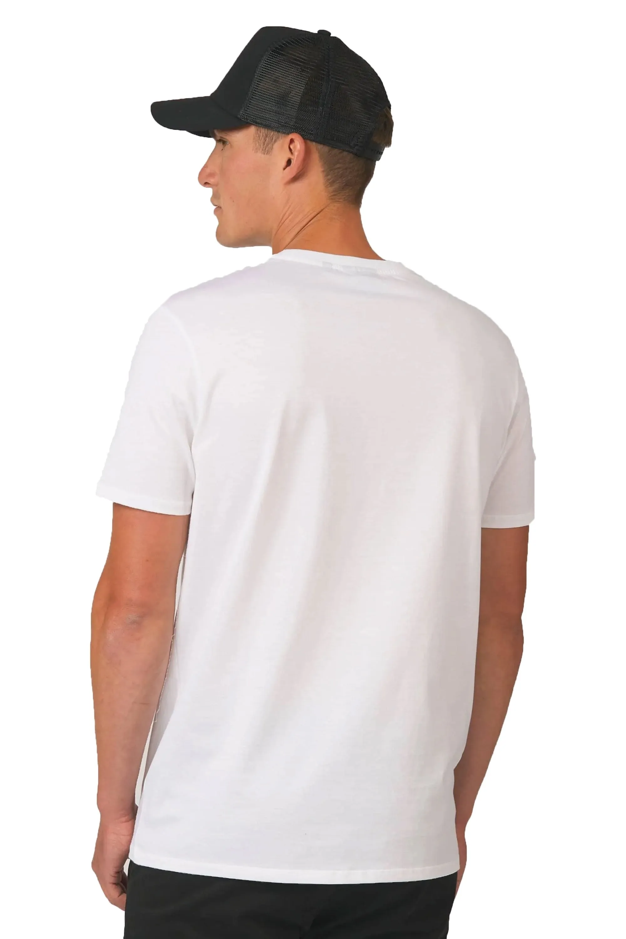 Sandbanks Badge Logo T-shirt White