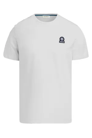 Sandbanks Badge Logo T-shirt White