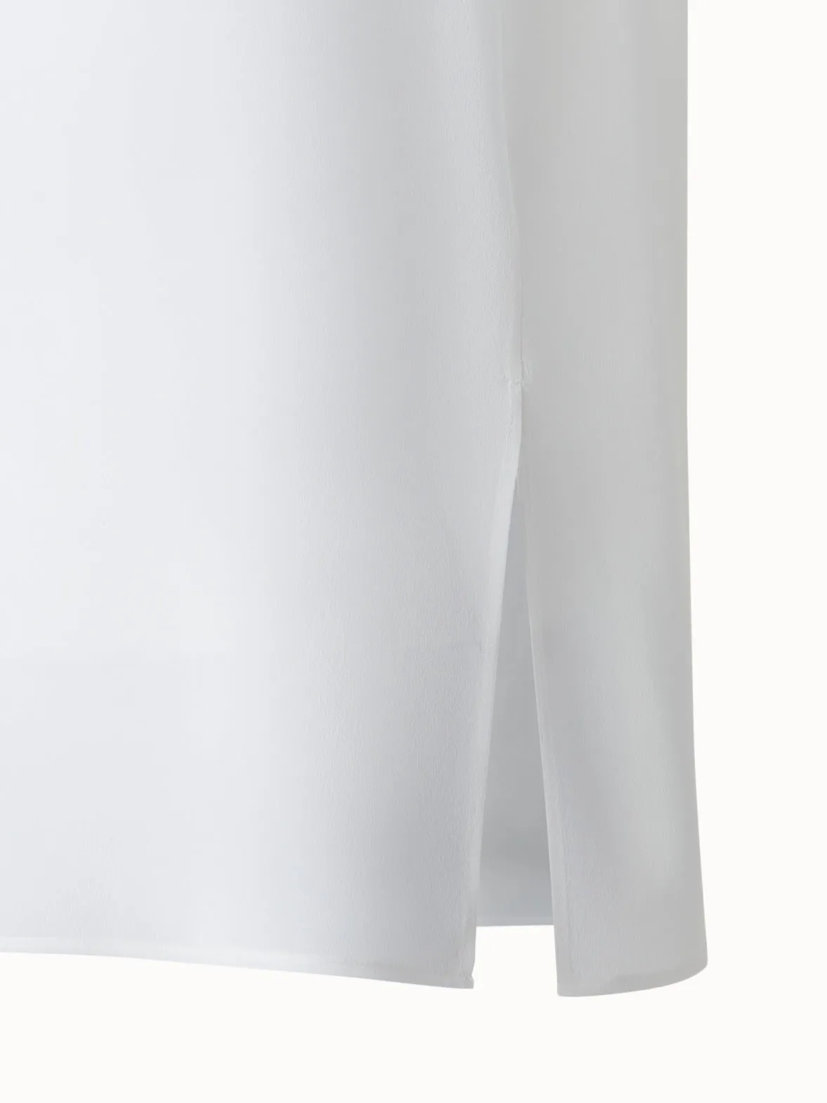 Sheer Short Sleeve Silk Blouse Akris