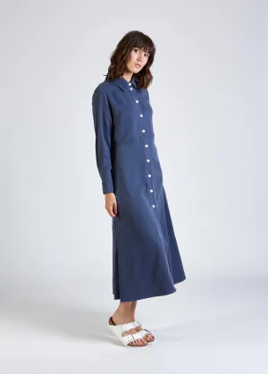 Shirt blouse dress WANDA in TENCEL™ Lyocell - Light Blue (Tencel) Givn Berlin