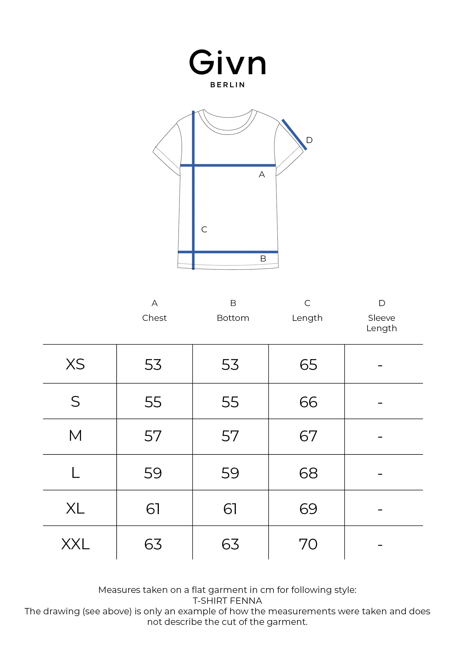 Short sleeve blouse GBFENNA from LENZING™ ECOVERO™ - Gentle Blue Givn Berlin