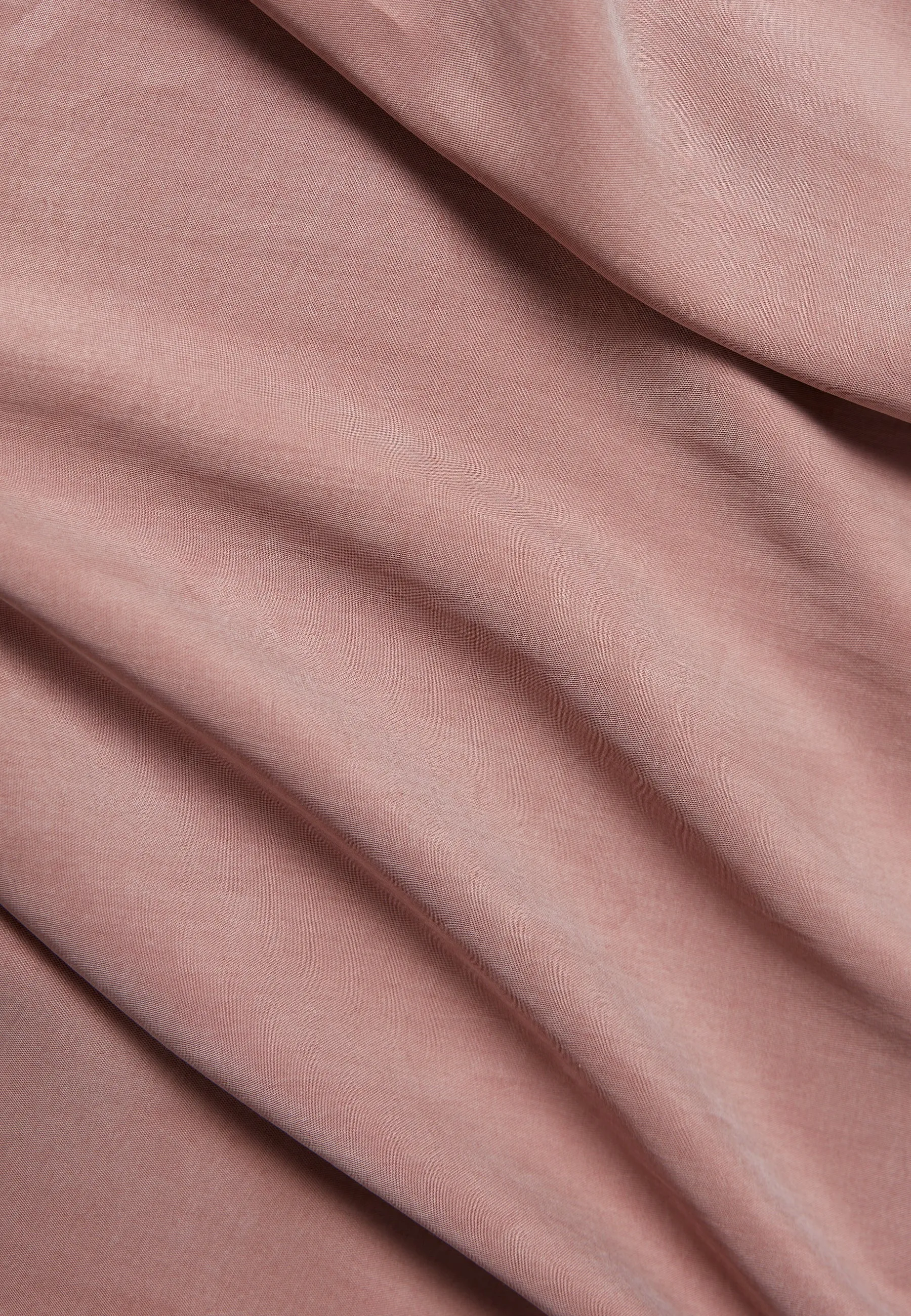 Short-sleeved blouse GBLETIZIA with stand-up collar made of TENCEL™ with peach effect - Rosewood Givn Berlin