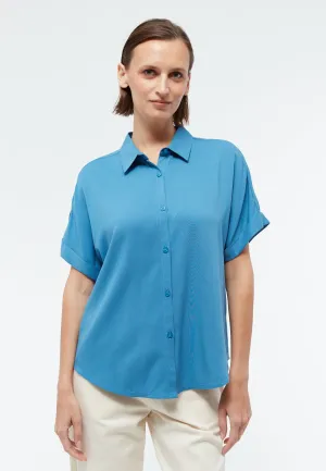 Short-sleeved blouse GBSARAH from LENZING™ ECOVERO™ - Gentle Blue Givn Berlin